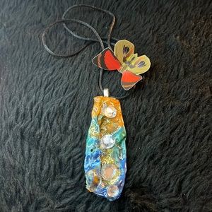 Reversible Boho Unique One of Kind Handmade Necklace